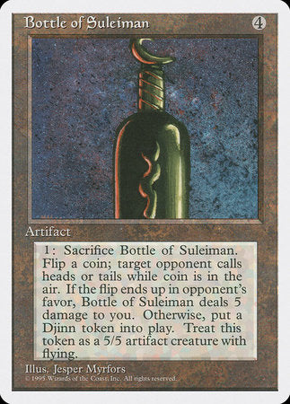 Bottle of Suleiman [Fourth Edition] | Black Swamp Games