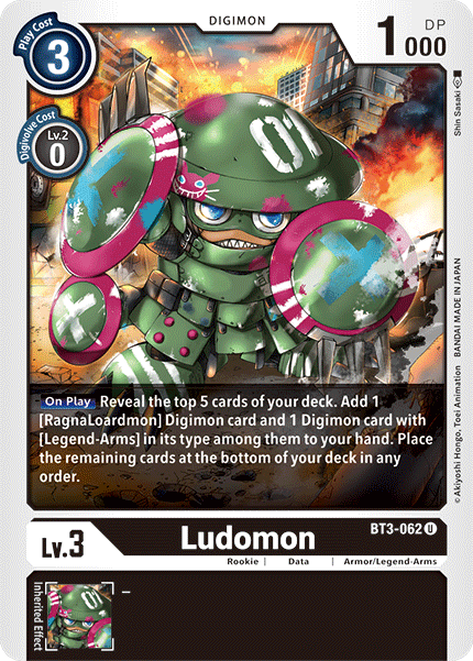 Ludomon [BT3-062] [Release Special Booster Ver.1.5] | Black Swamp Games