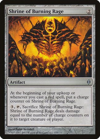 Shrine of Burning Rage [New Phyrexia] | Black Swamp Games
