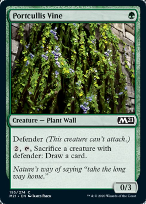 Portcullis Vine [Core Set 2021] | Black Swamp Games
