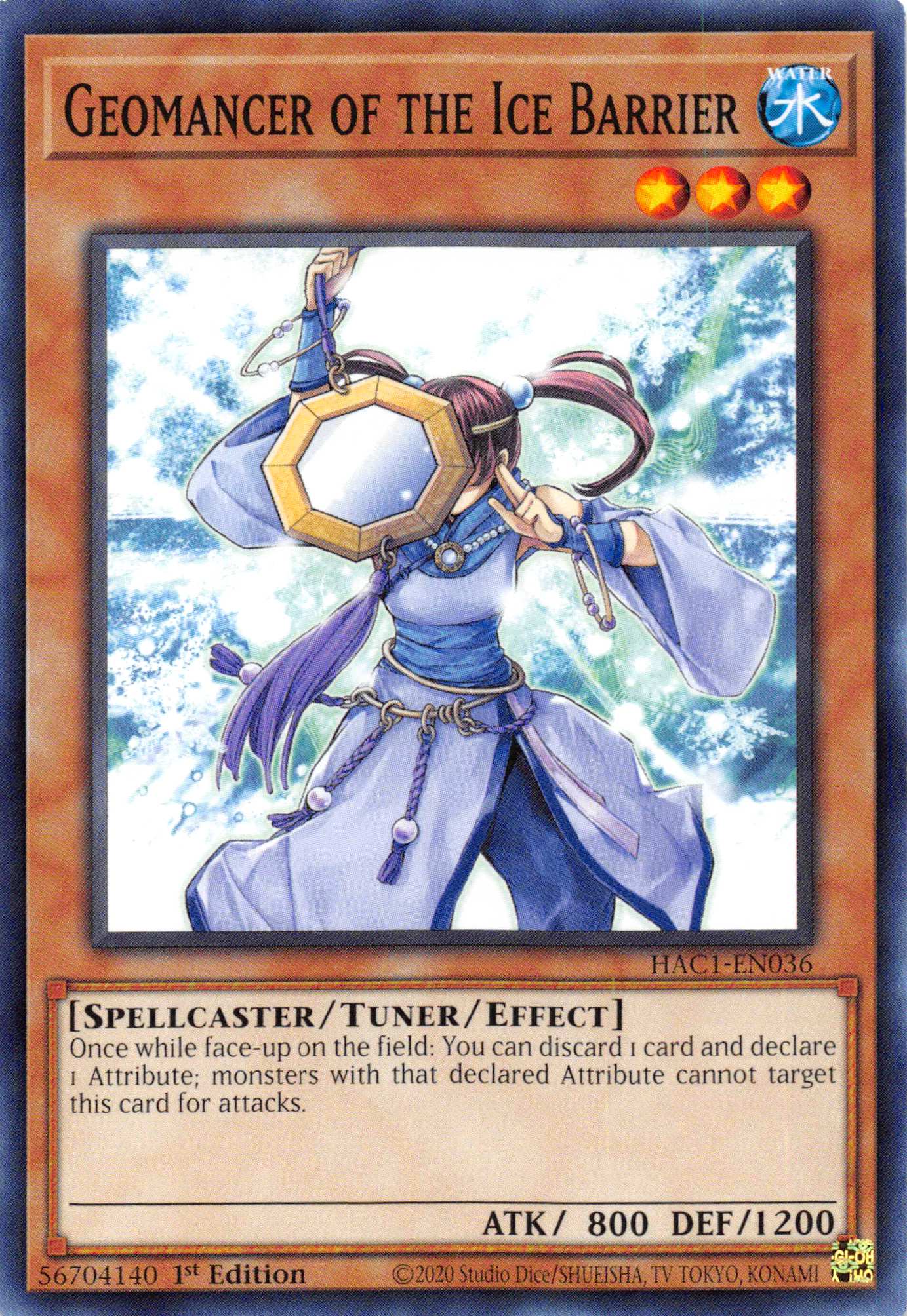 Geomancer of the Ice Barrier (Duel Terminal) [HAC1-EN036] Parallel Rare | Black Swamp Games