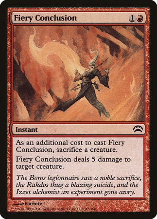 Fiery Conclusion [Planechase 2012] | Black Swamp Games
