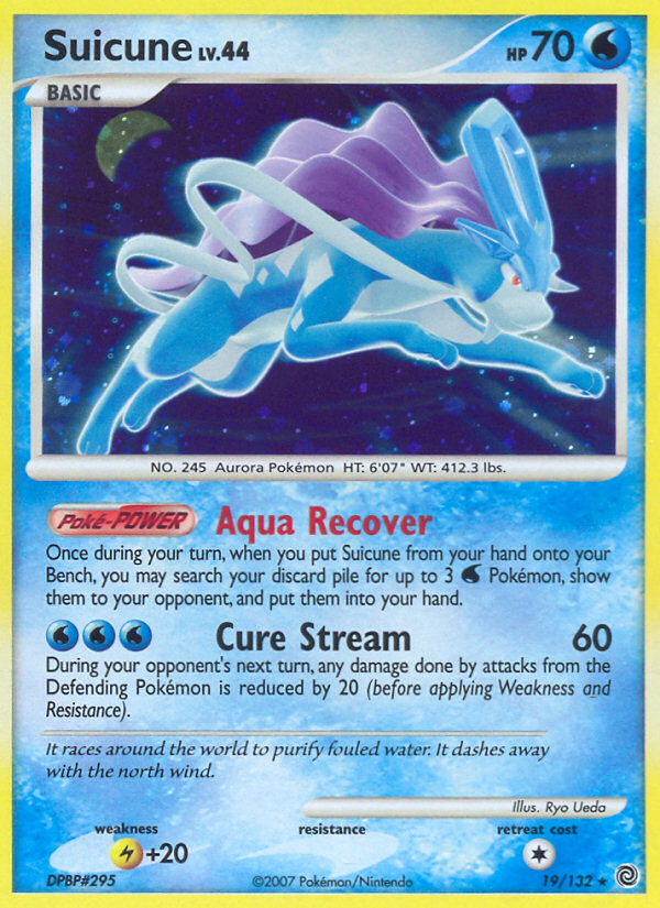 Suicune (19/132) [Diamond & Pearl: Secret Wonders] | Black Swamp Games