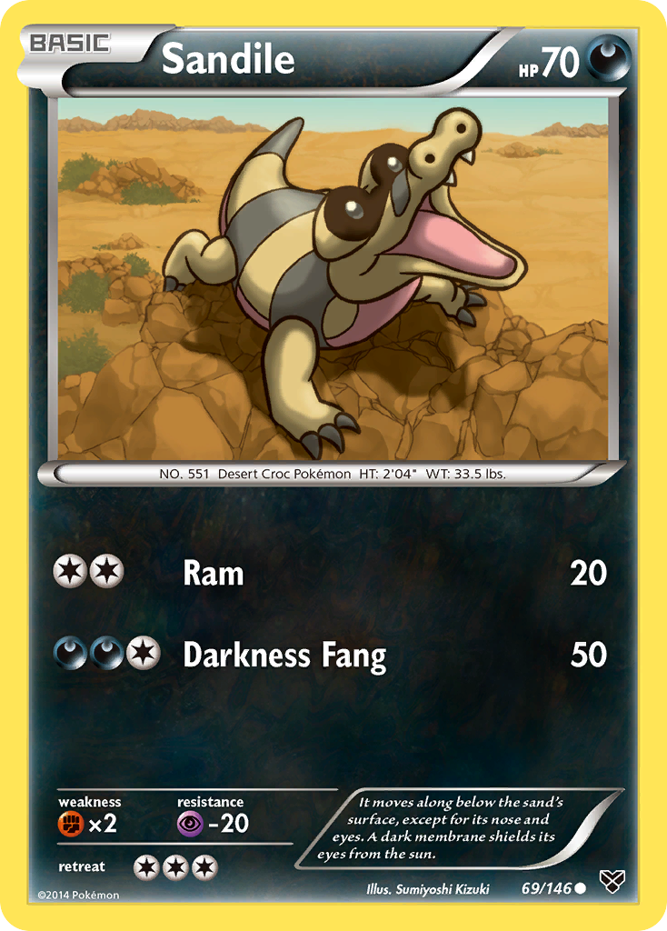 Sandile (69/146) [XY: Base Set] | Black Swamp Games