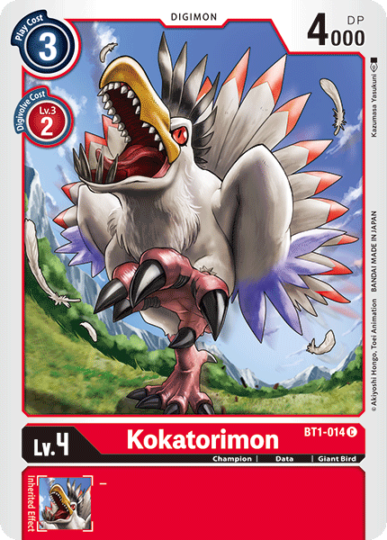 Kokatorimon [BT1-014] [Release Special Booster Ver.1.0] | Black Swamp Games