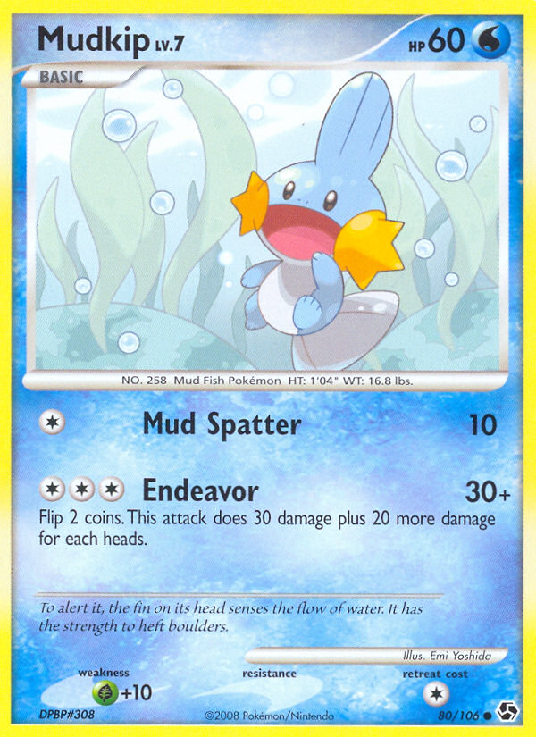 Mudkip (80/106) [Diamond & Pearl: Great Encounters] | Black Swamp Games