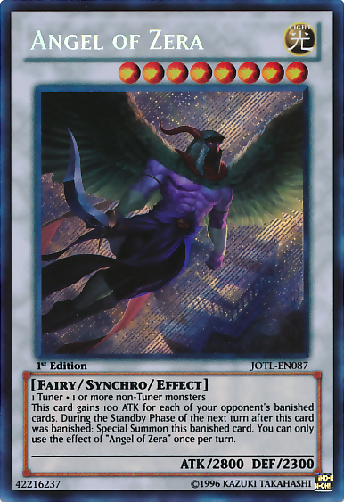 Angel of Zera [JOTL-EN087] Secret Rare | Black Swamp Games