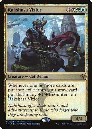 Rakshasa Vizier [Khans of Tarkir Promos] | Black Swamp Games