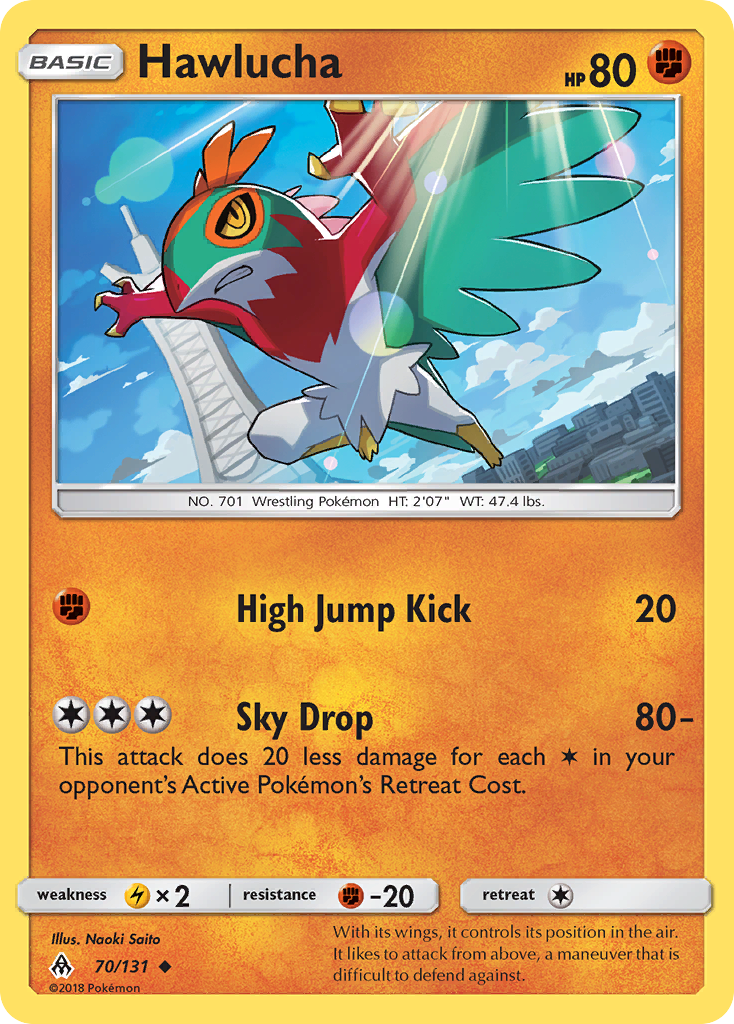 Hawlucha (70/131) [Sun & Moon: Forbidden Light] | Black Swamp Games