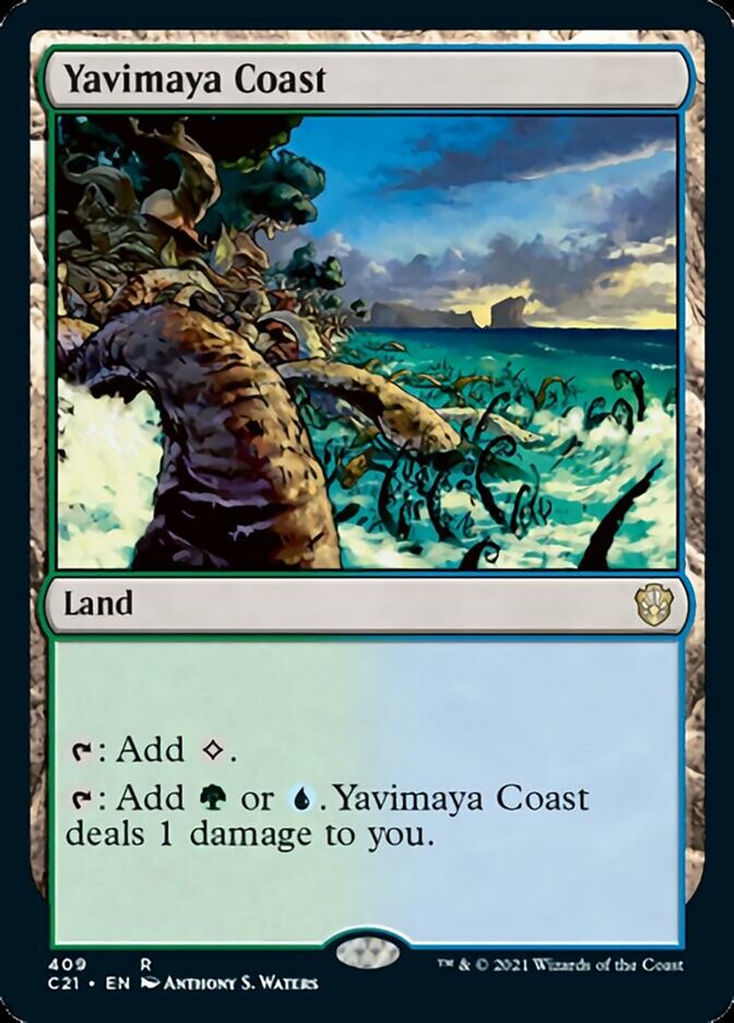 Yavimaya Coast [Commander 2021] | Black Swamp Games