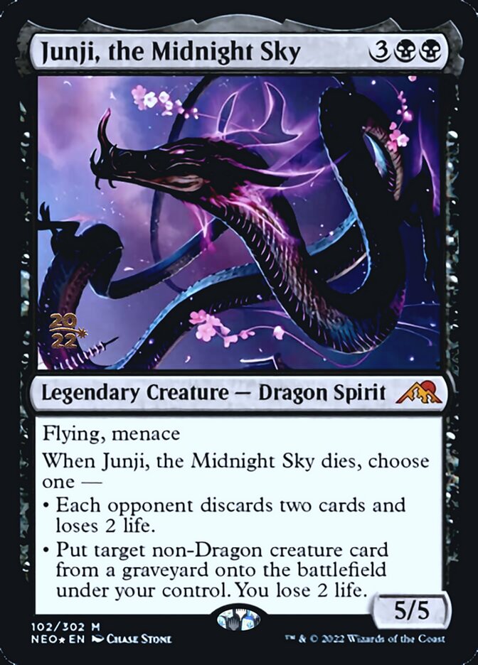 Junji, the Midnight Sky [Kamigawa: Neon Dynasty Prerelease Promos] | Black Swamp Games