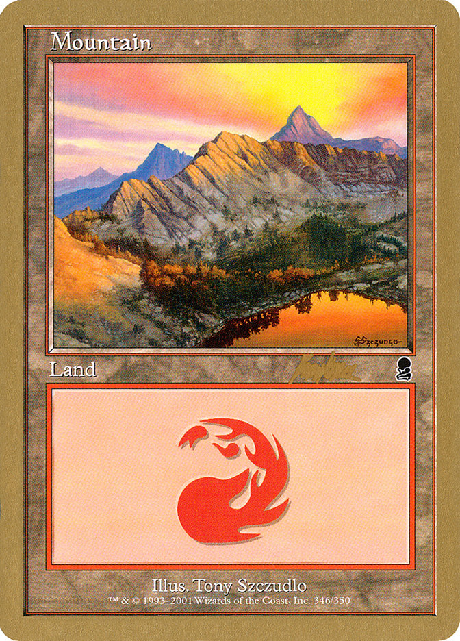 Mountain (bk346) (Brian Kibler) [World Championship Decks 2002] | Black Swamp Games