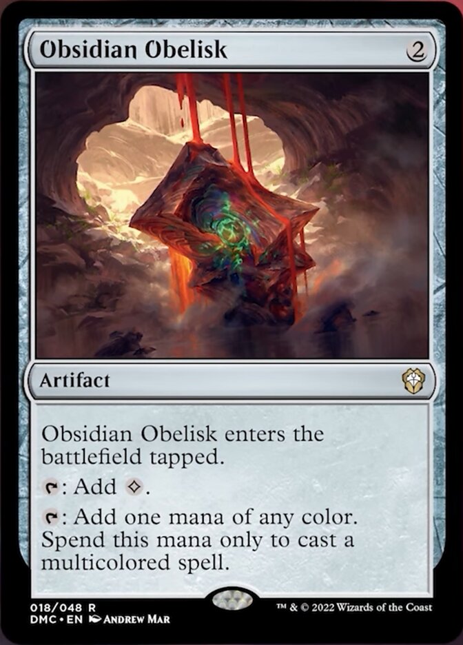 Obsidian Obelisk [Dominaria United Commander] | Black Swamp Games