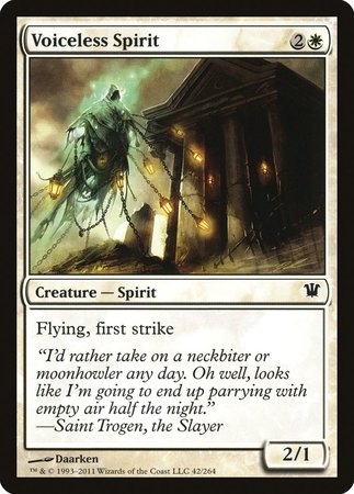 Voiceless Spirit [Innistrad] | Black Swamp Games