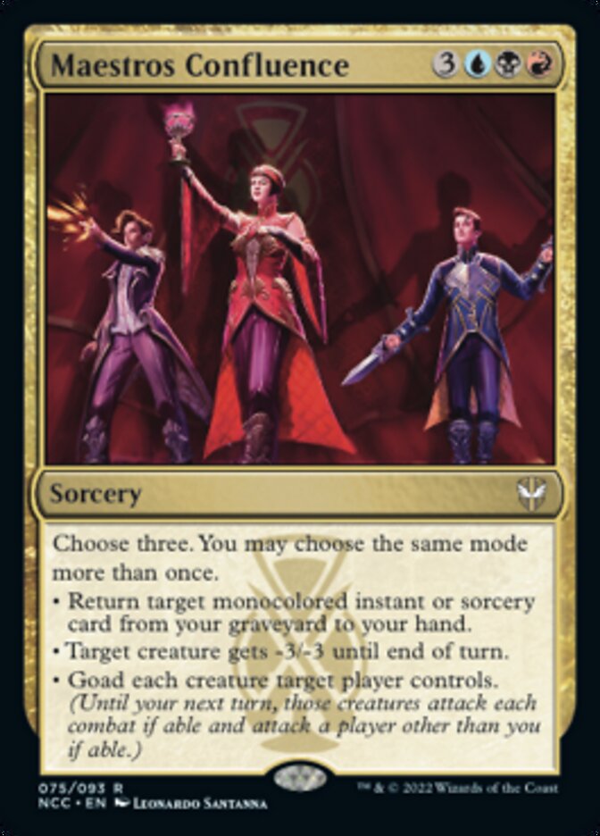 Maestros Confluence [Streets of New Capenna Commander] | Black Swamp Games