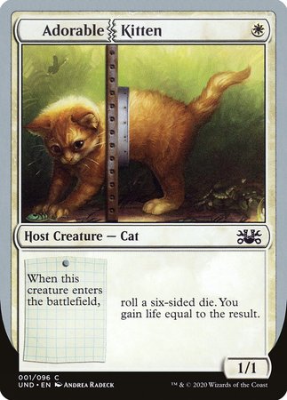 Adorable Kitten [Unsanctioned] | Black Swamp Games
