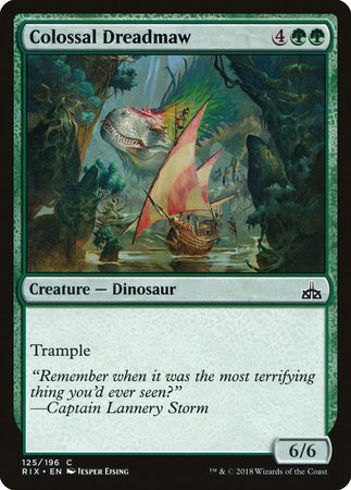 Colossal Dreadmaw [Rivals of Ixalan] | Black Swamp Games