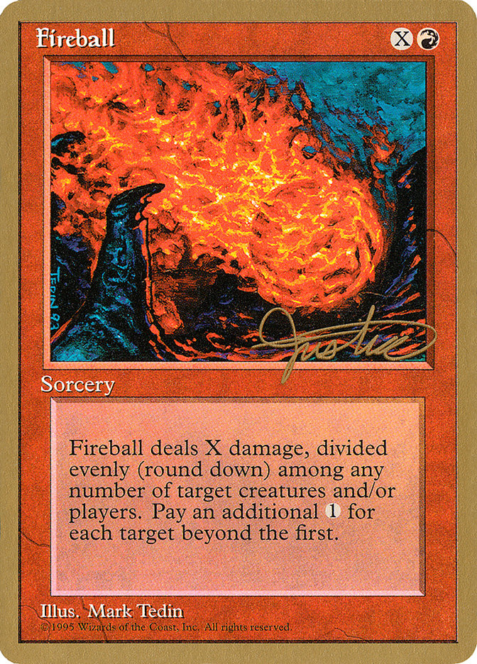 Fireball (Mark Justice) [Pro Tour Collector Set] | Black Swamp Games