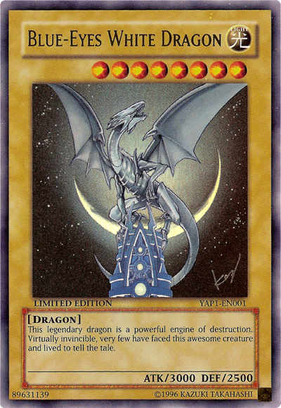 Blue-Eyes White Dragon [YAP1-EN001] Ultra Rare | Black Swamp Games