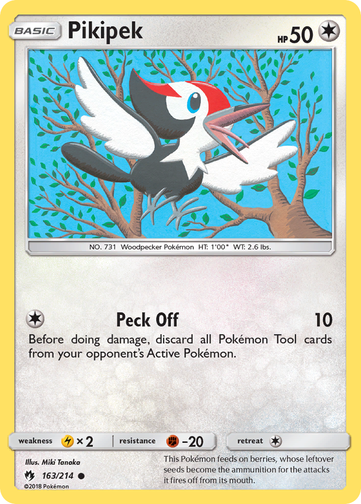 Pikipek (163/214) [Sun & Moon: Lost Thunder] | Black Swamp Games