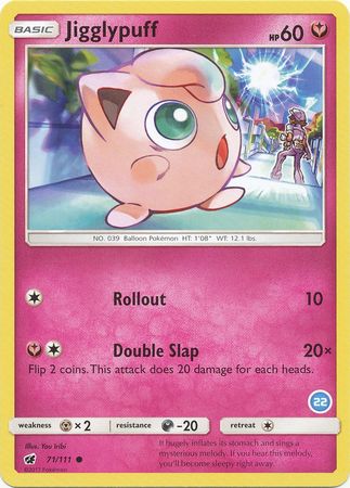 Jigglypuff (71/111) (Deck Exclusive #22) [Sun & Moon: Trainer Kit - Alolan Ninetales] | Black Swamp Games