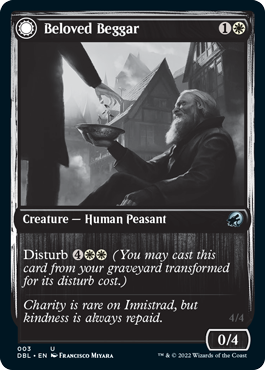 Beloved Beggar // Generous Soul [Innistrad: Double Feature] | Black Swamp Games