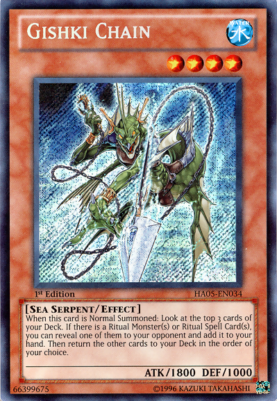 Gishki Chain [HA05-EN034] Secret Rare | Black Swamp Games