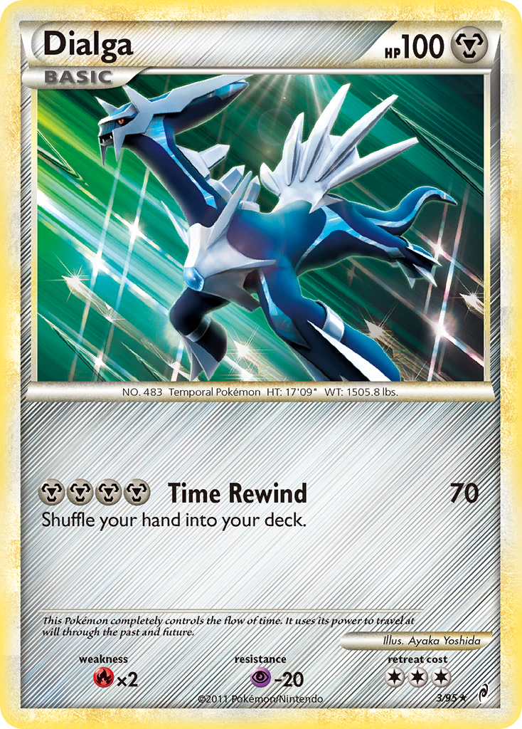 Dialga (3/95) [HeartGold & SoulSilver: Call of Legends] | Black Swamp Games