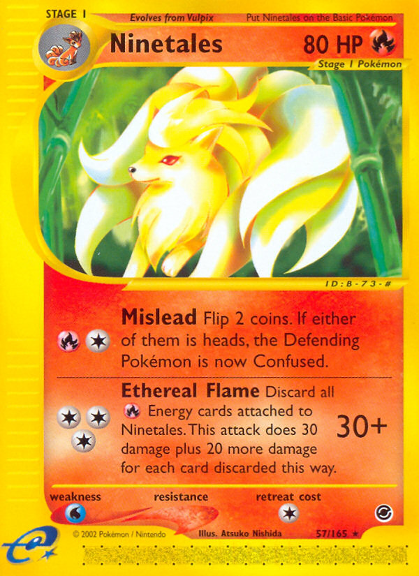 Ninetales (57/165) [Expedition: Base Set] | Black Swamp Games