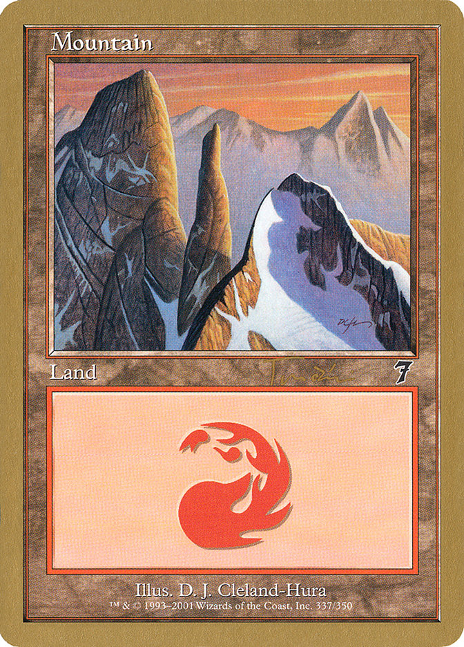 Mountain (jt337) (Jan Tomcani) [World Championship Decks 2001] | Black Swamp Games