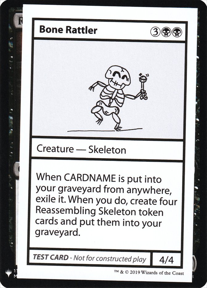 Bone Rattler [Mystery Booster Playtest Cards] | Black Swamp Games