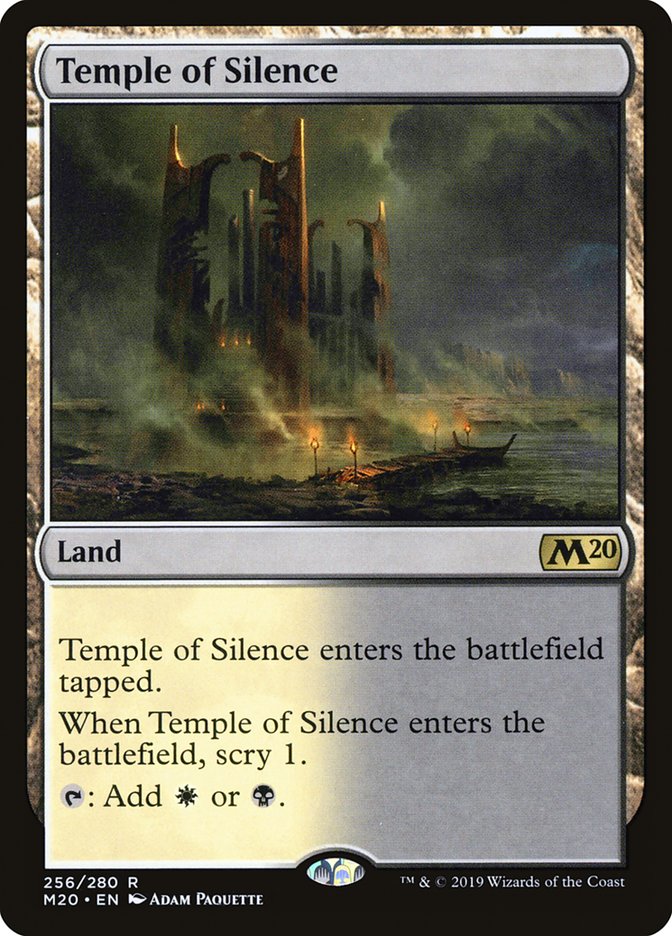 Temple of Silence [Core Set 2020] | Black Swamp Games