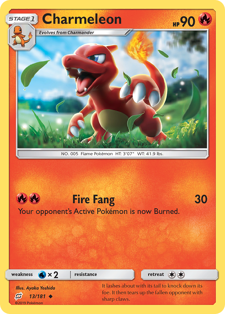 Charmeleon (13/181) [Sun & Moon: Team Up] | Black Swamp Games