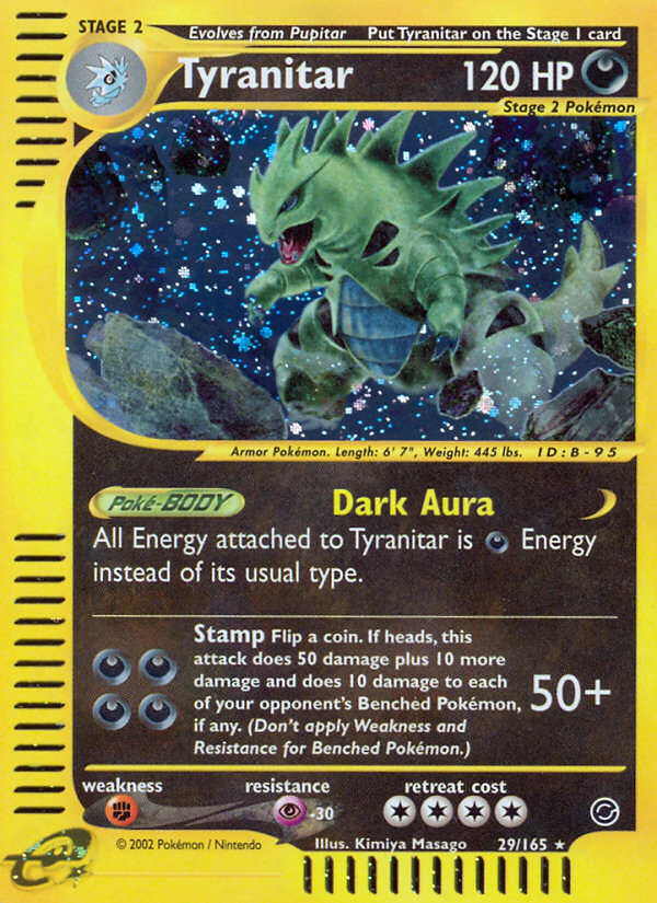 Tyranitar (29/165) [Expedition: Base Set] | Black Swamp Games