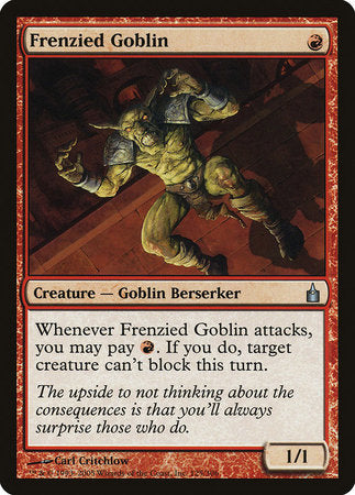 Frenzied Goblin [Ravnica: City of Guilds] | Black Swamp Games