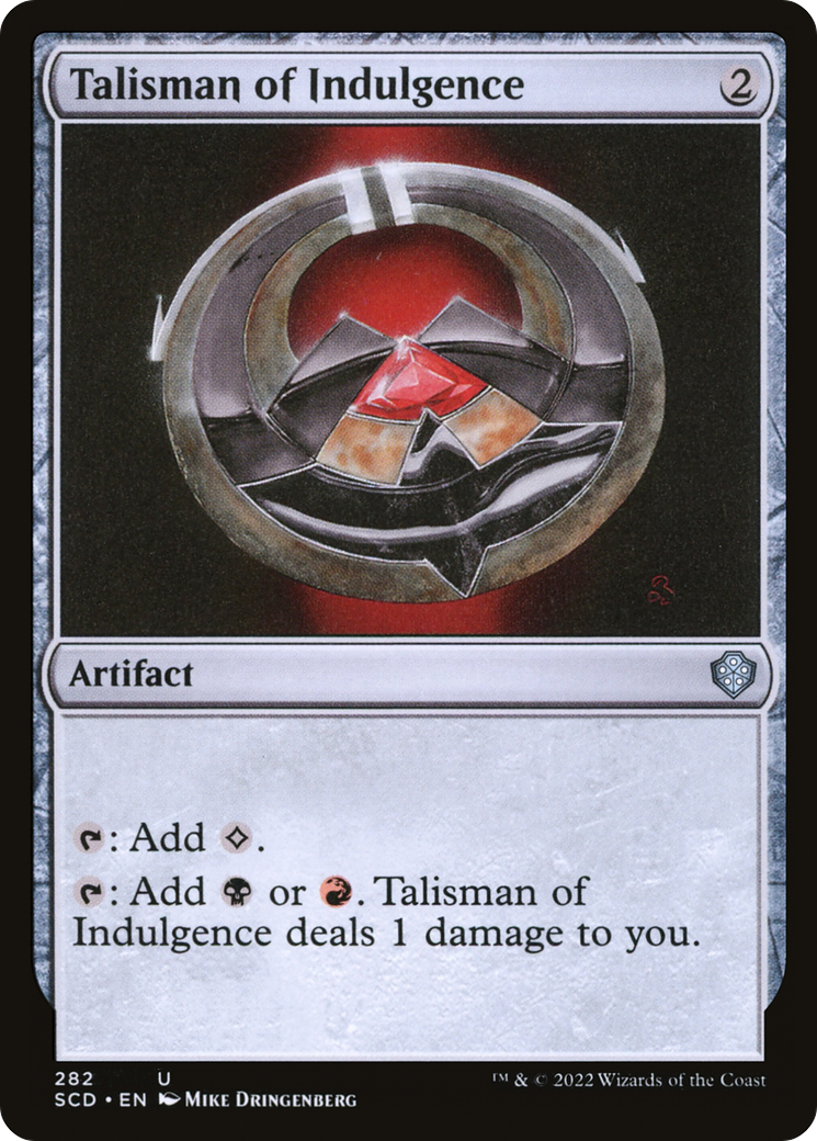 Talisman of Indulgence [Starter Commander Decks] | Black Swamp Games