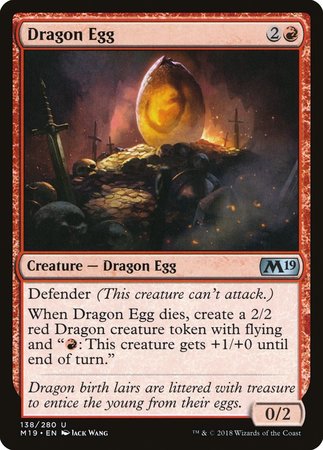 Dragon Egg [Core Set 2019] | Black Swamp Games