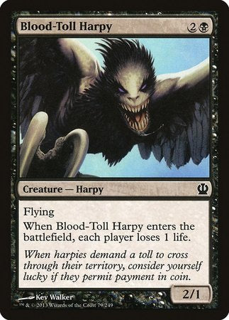 Blood-Toll Harpy [Theros] | Black Swamp Games