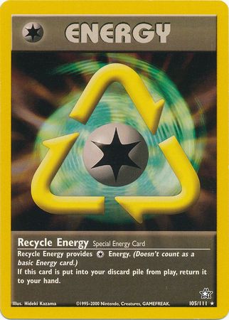 Recycle Energy (105/111) [Neo Genesis Unlimited] | Black Swamp Games