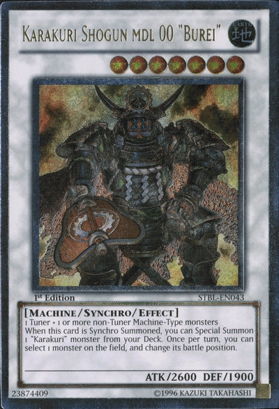 Karakuri Shogun mdl 00 "Burei" [STBL-EN043] Ultimate Rare | Black Swamp Games