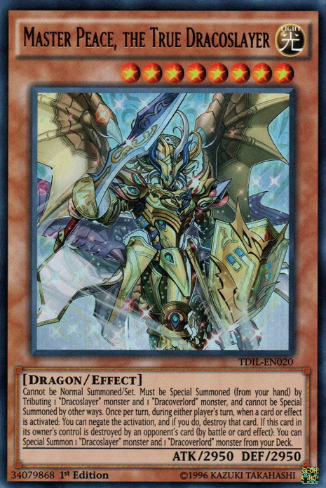 Master Peace, the True Dracoslayer [TDIL-EN020] Ultra Rare | Black Swamp Games