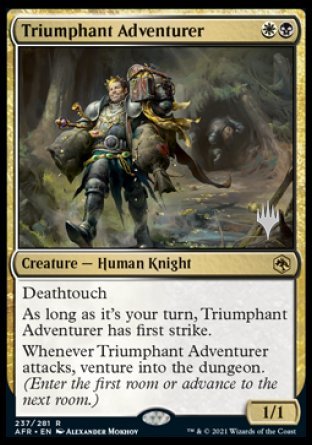 Triumphant Adventurer (Promo Pack) [Dungeons & Dragons: Adventures in the Forgotten Realms Promos] | Black Swamp Games