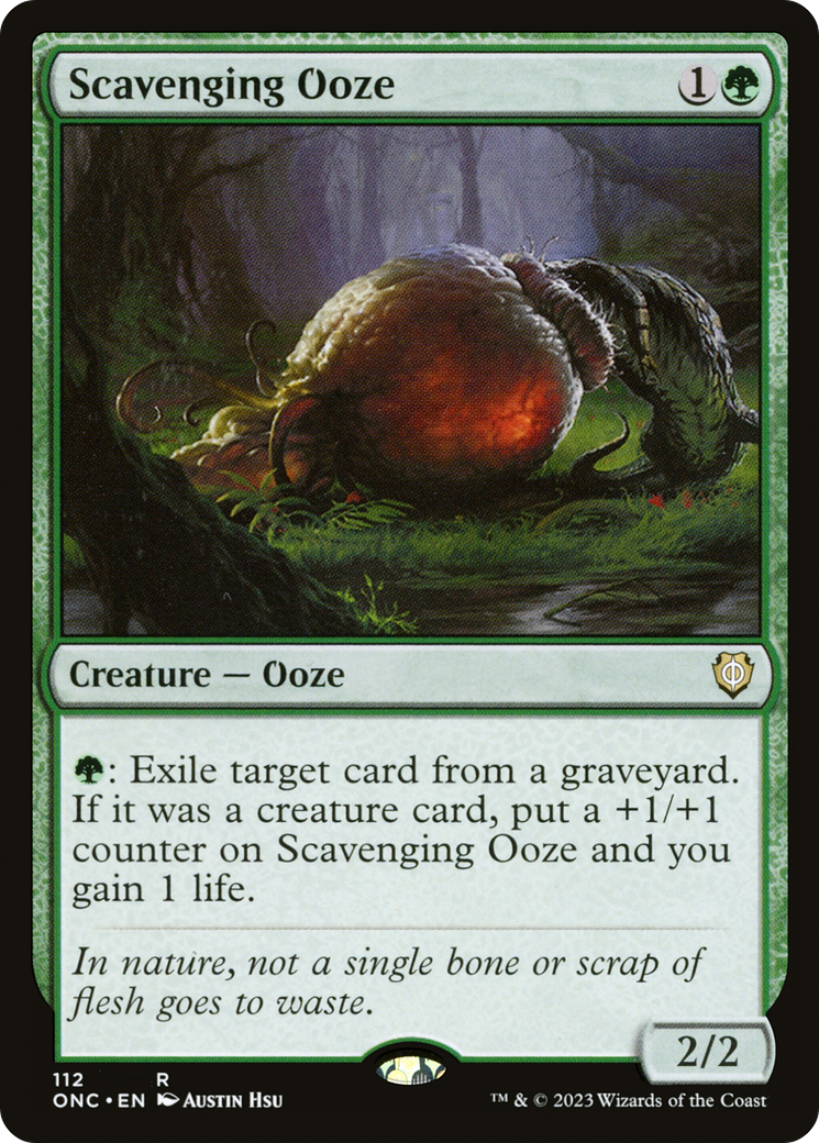 Scavenging Ooze [Phyrexia: All Will Be One Commander] | Black Swamp Games
