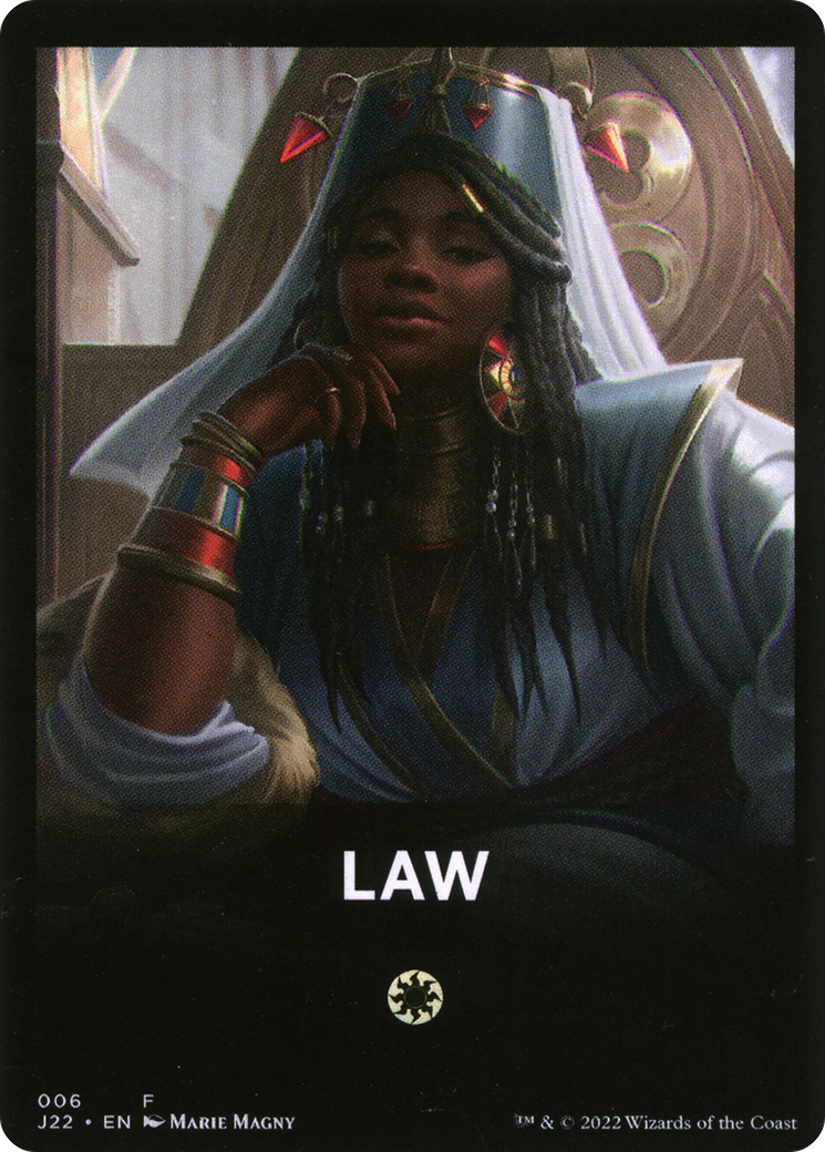 Law Theme Card [Jumpstart 2022 Front Cards] | Black Swamp Games