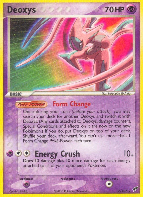 Deoxys (17/107) [EX: Deoxys] | Black Swamp Games