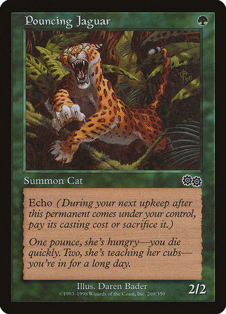 Pouncing Jaguar [Urza's Saga] | Black Swamp Games