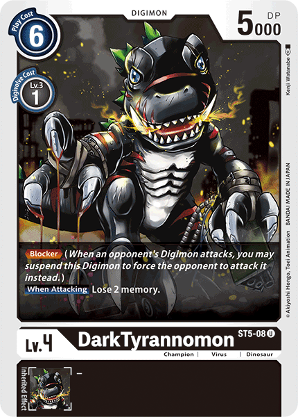 DarkTyrannomon [ST5-08] [Starter Deck: Machine Black] | Black Swamp Games