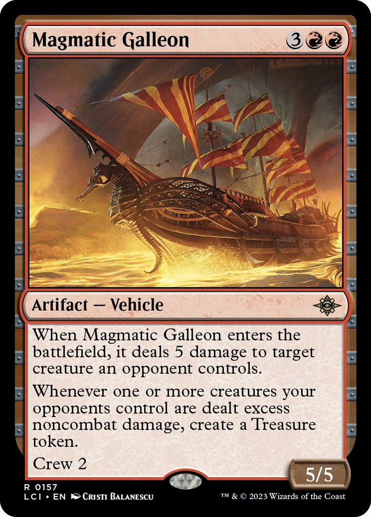 Magmatic Galleon [The Lost Caverns of Ixalan] | Black Swamp Games