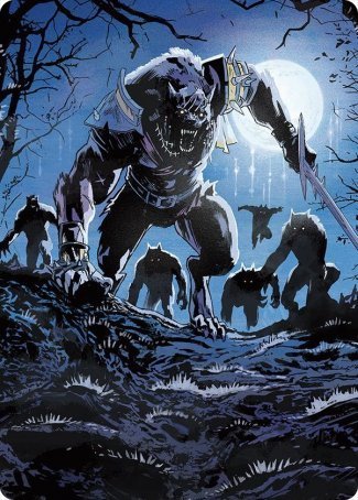 Tovolar, the Midnight Scourge 2 Art Card [Innistrad: Midnight Hunt Art Series] | Black Swamp Games