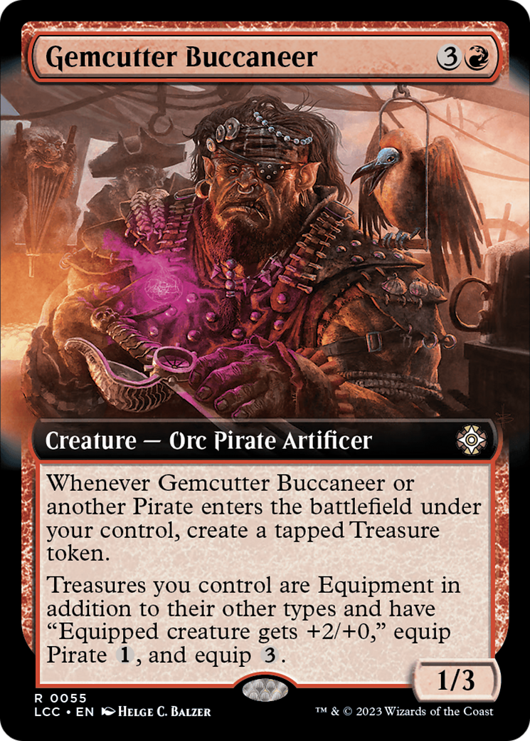 Gemcutter Buccaneer (Extended Art) [The Lost Caverns of Ixalan Commander] | Black Swamp Games